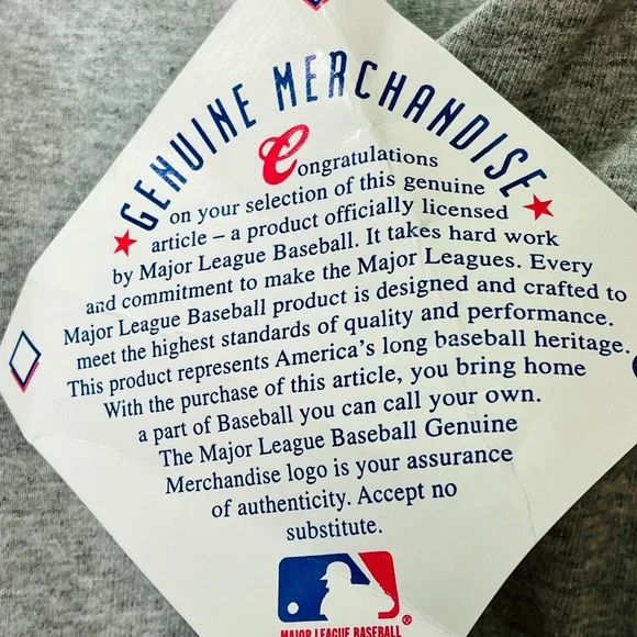 Vtg 90s Atlanta Braves Jersey Style T Shirt Men's XL Gray Baseball Athletic Wear - Picture 9 of 13